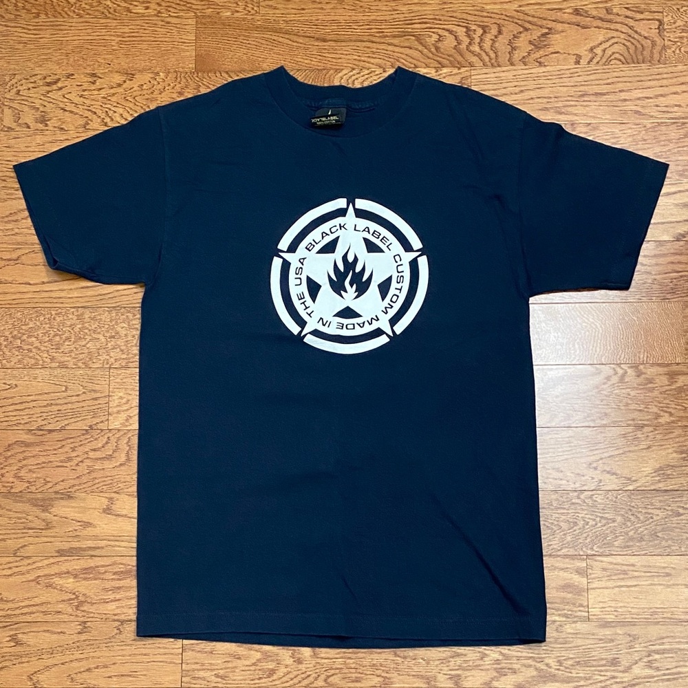 Black Label Dark Blue Graphic Tee